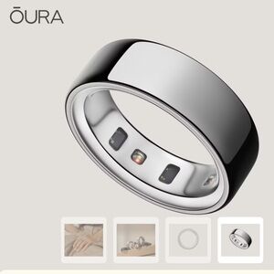 Oura Ring Horizon Gen3 Size 7 in Silver